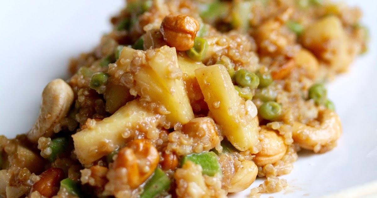 Smith's Vegan Kitchen Garlic Pineapple StirFried Quinoa