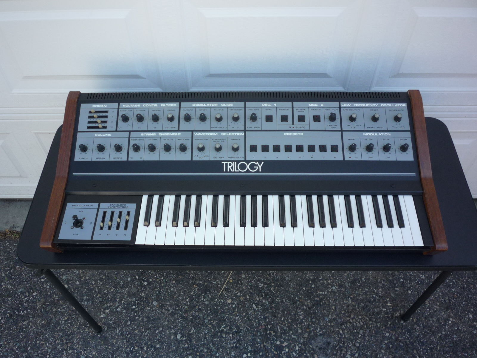 MATRIXSYNTH Vintage Crumar Trilogy Poly Synth / String Synthesizer