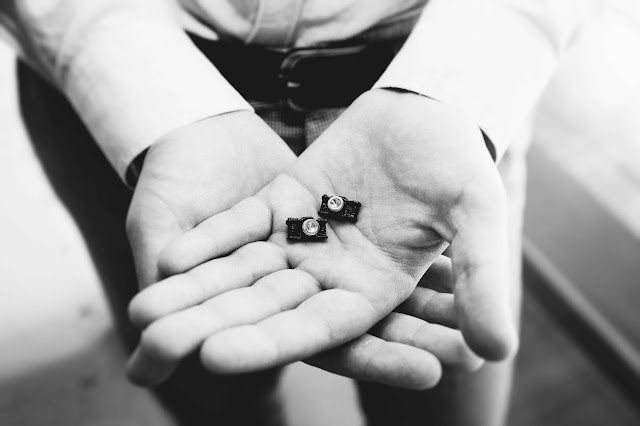 gemelos novios camara fotos