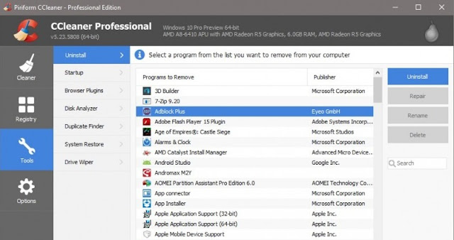 Cara Uninstall Aplikasi dan Software di Windows 10 Terbaru