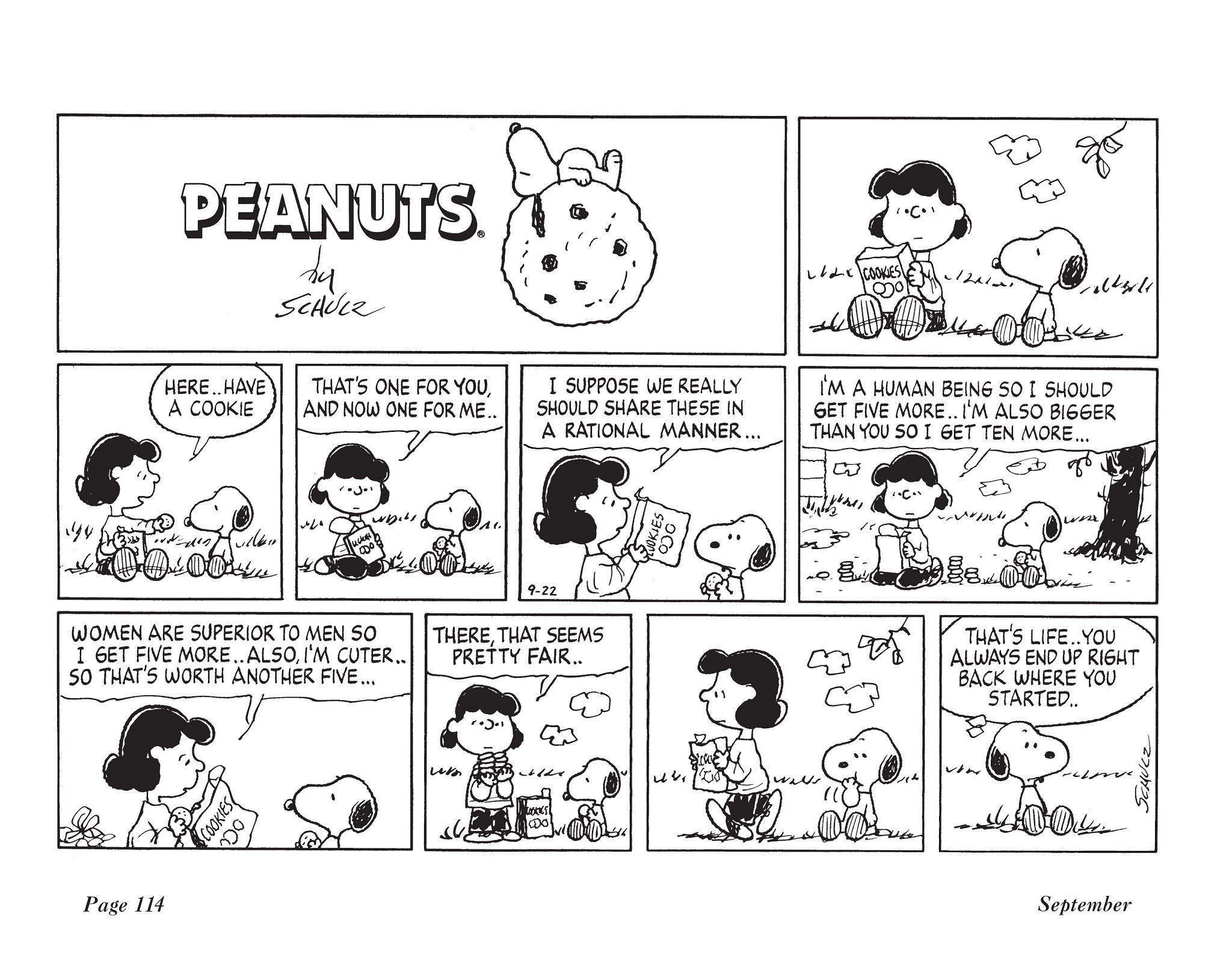Read online The Complete Peanuts comic -  Issue # TPB 21 - 128