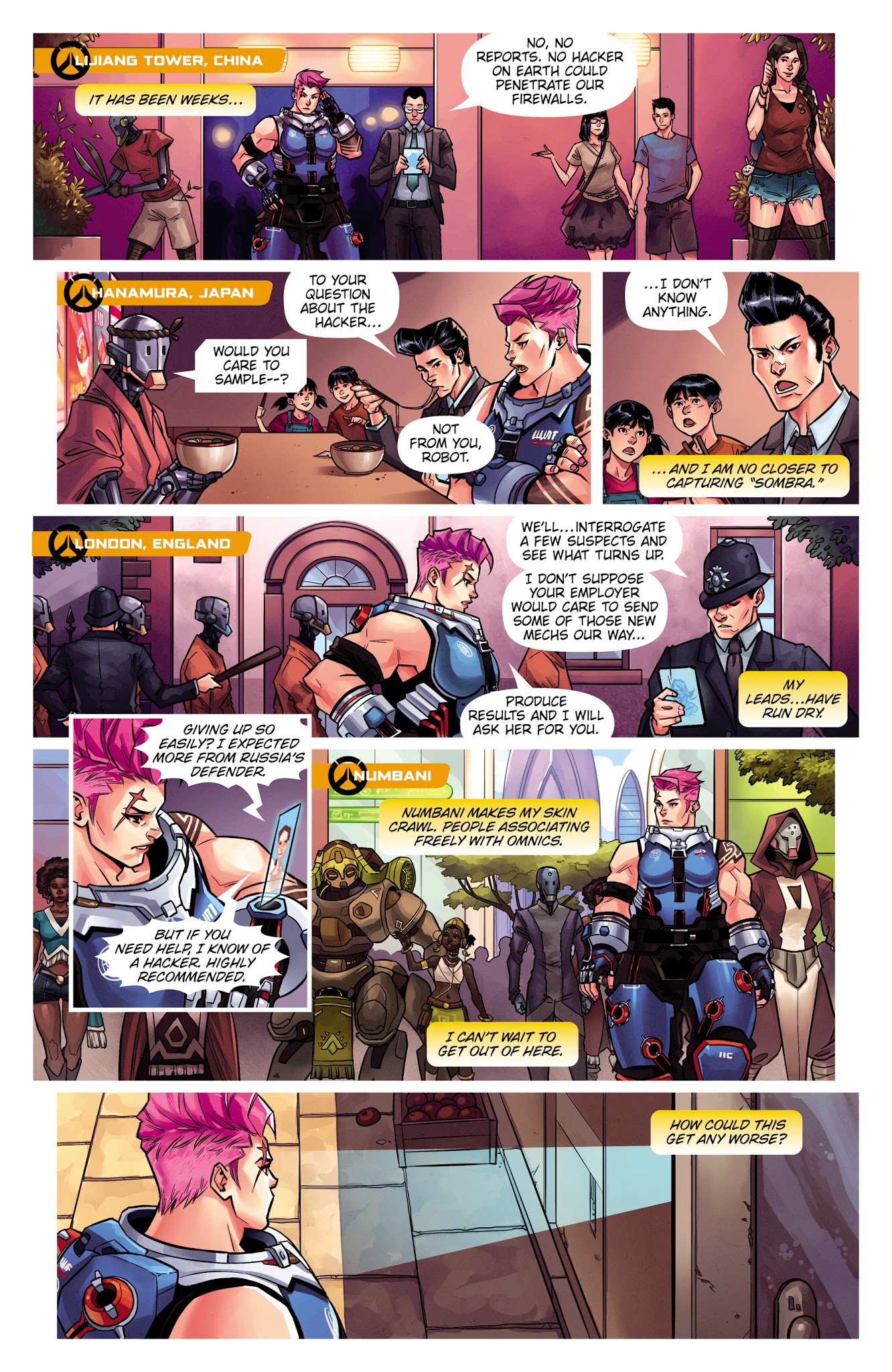 Read online Free Comic Book Day 2018 comic -  Issue # Overwatch and Black Hamme - 4