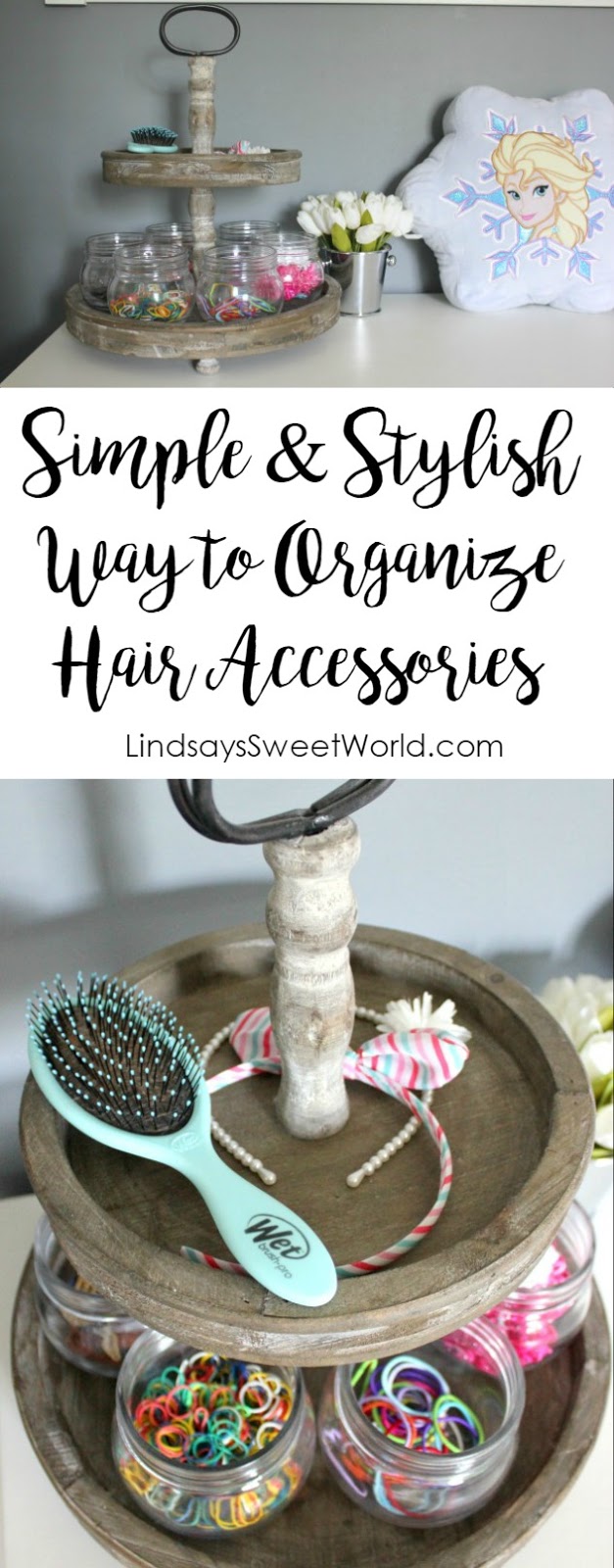 Lindsay's Sweet World: Simple & Stylish Way to Organize Hair Accessories