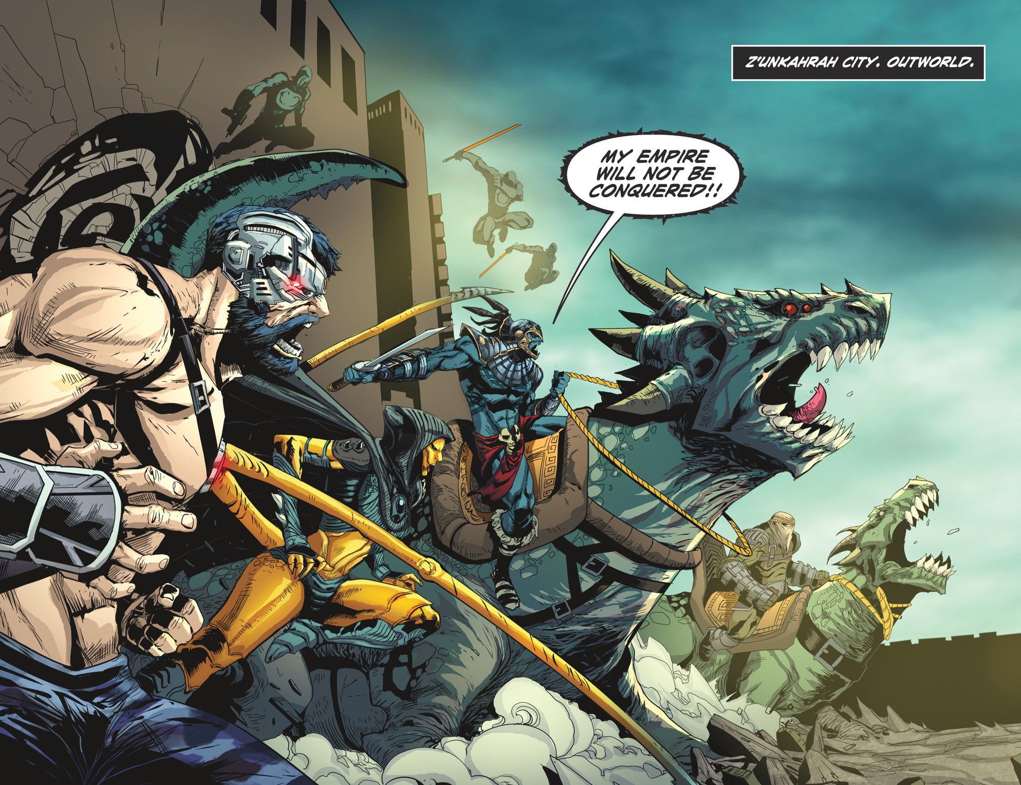 Read online Mortal Kombat X [I] comic -  Issue #20 - 14