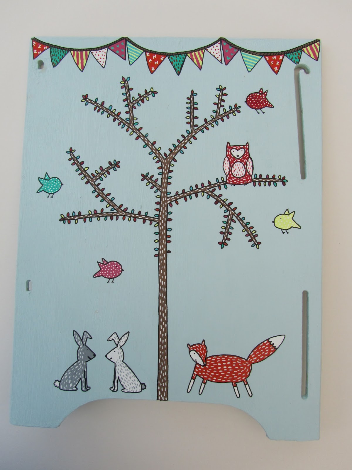 joanna lucy illustrates Baby Doll Cot Finished Painting