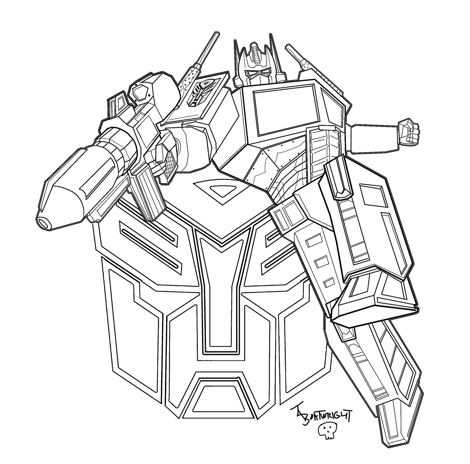 Transmissionpress Optimus Prime Transformers Coloring Pages Transmissionpress Optimus Prime Transformers Coloring Pages