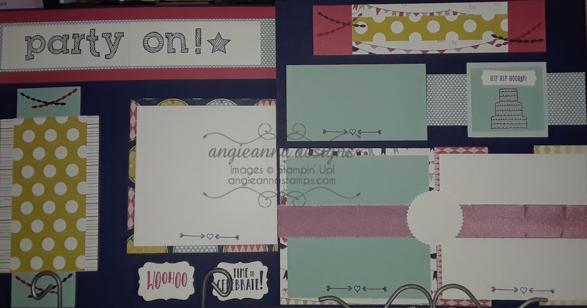 Angie Anna Stamps Stampin up September Scrapbook kits!
