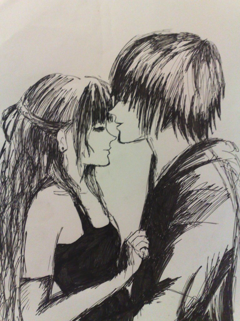 Pickup passionate french kisses
