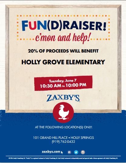Hedgehog Blog: Zaxby's Fundraiser - Tuesday, June 7 - 10:30am to 10:00 pm
