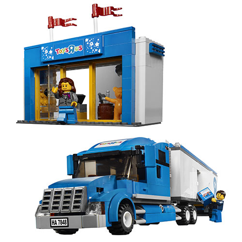 set database LEGO 7848 Toys R Us truck