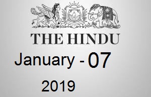 The Hindu Newspaper Today 07 January 2019 Download PDF
