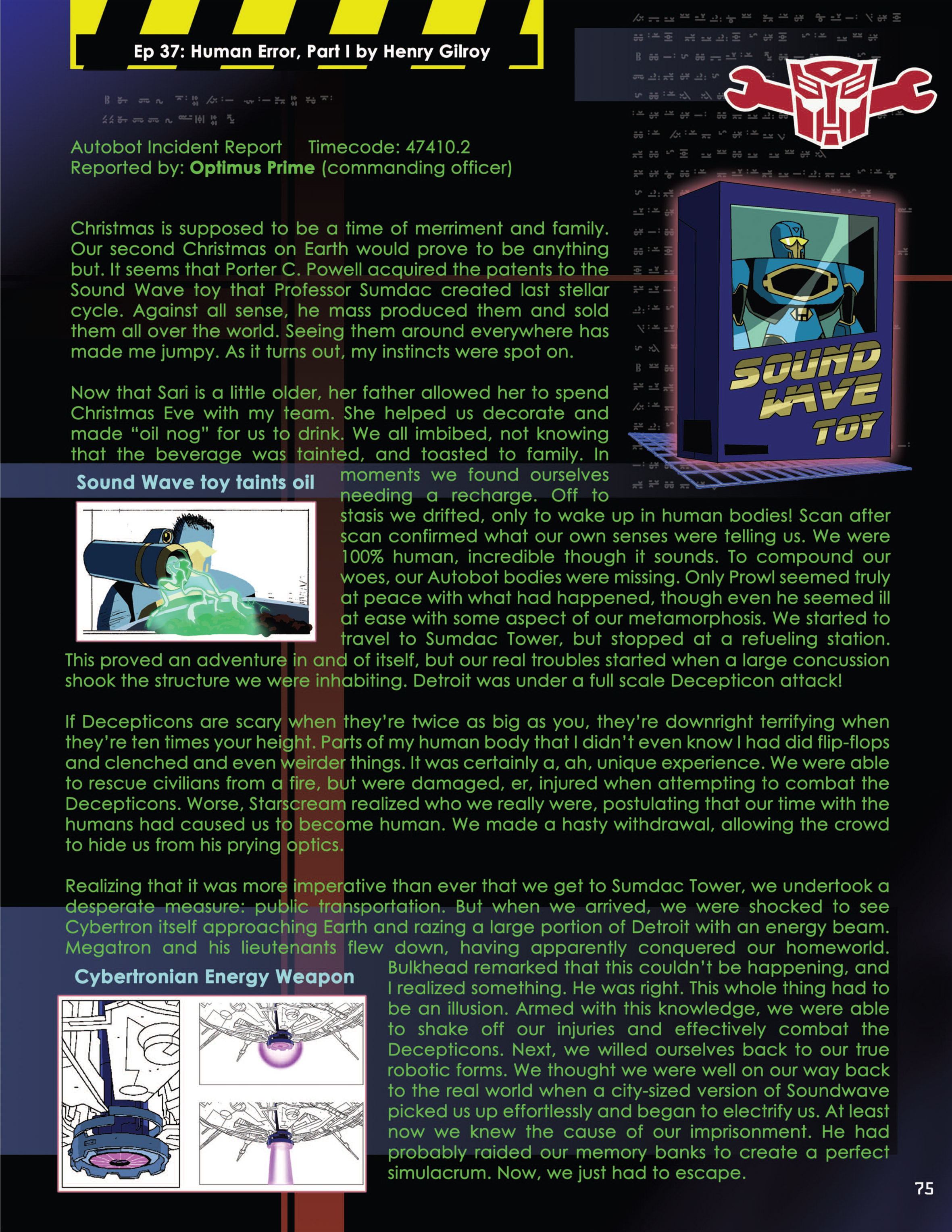 Transformers Animated: The Allspark Almanac issue TPB 2 - Page 74