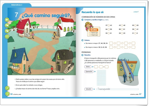 http://primerodecarlos.com/SEGUNDO_PRIMARIA/SANTILLANA/Libro_Media_Santillana_matematicas_segundo/index.html