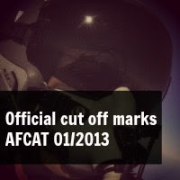 afcat+012013+cut+off+marks