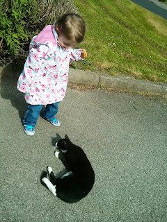 my eldest and the cat