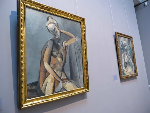 Works by Picasso hanging in the Hermitage in St. Petersburg, Russia