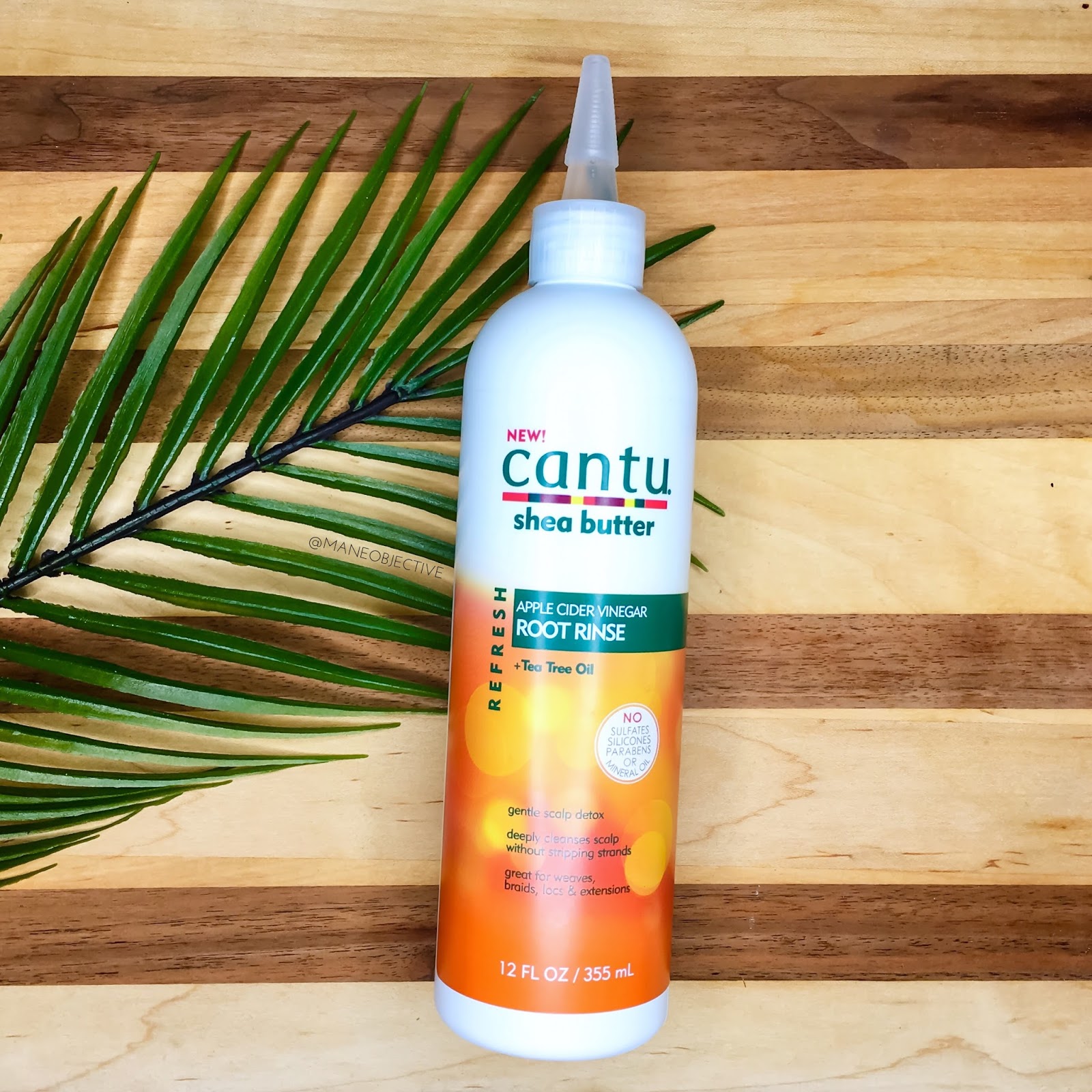 Review Cantu Apple Cider Vinegar Root Rinse The Mane Objective
