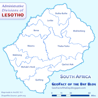 Administrative districts of Lesotho