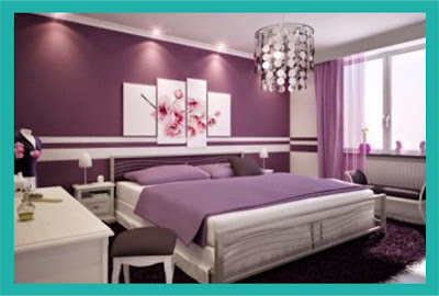 kamar tidur warna ungu,kamar tidur ungu,kamar ungu