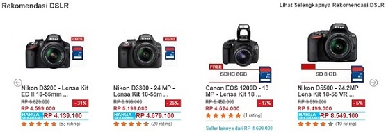 Harga Camera Nikon Lebih Murah dengan Kualitas Terjamin