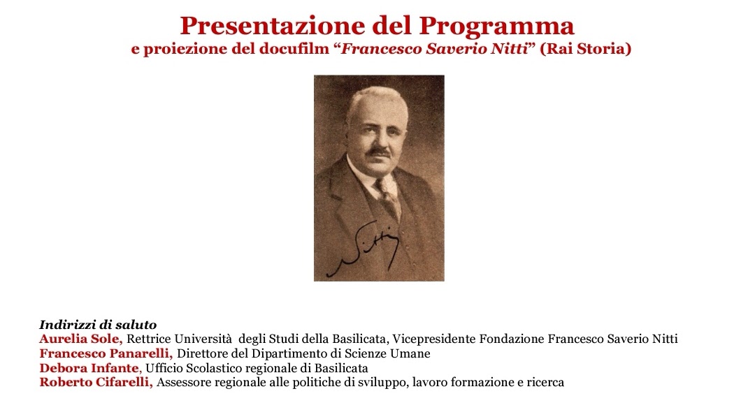 SANTO JANNI PROSSIMO CENTENARIO GOVERNO NITTI