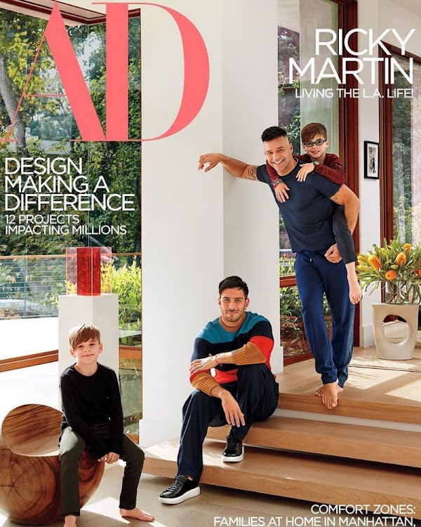 Mira la lujosa mansión que Ricky Martin, su esposo y sus dos hijos están estrenando