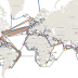 Um Mapa do Mundo da Internet Cabos Submarinos