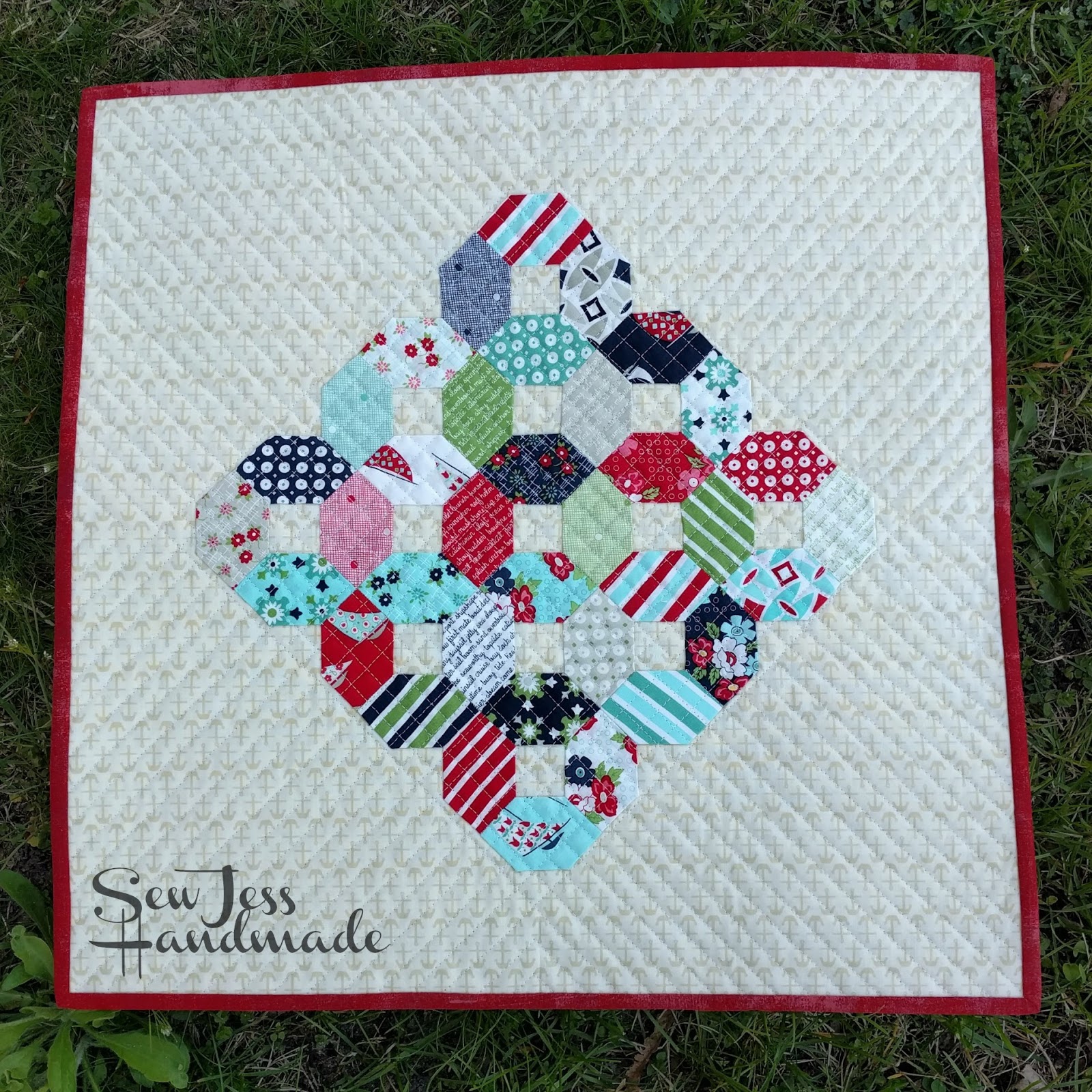 The Crafty Chemist: Charm Pack Baby Quilt