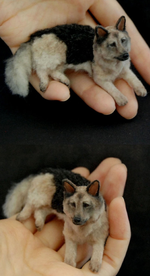 09-German-Shepherd-Dogs-ReveMiniatures-Miniature-Animal-Sculptures-that-fit-on-your-Hand-www-designstack-co