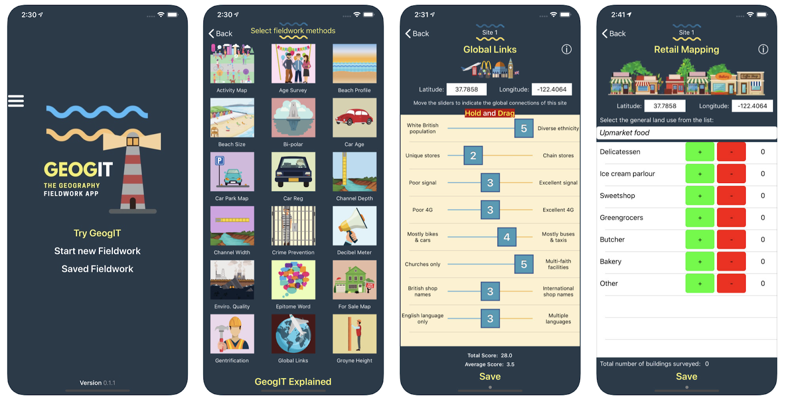 Geography Fieldwork Academy App now out for iPhone