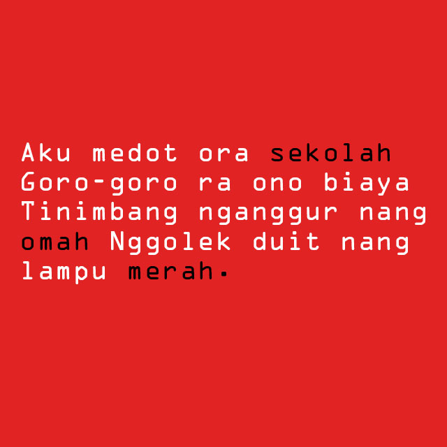 Gambar DP kata-kata jalanan Jawa - Gambar DP Meme