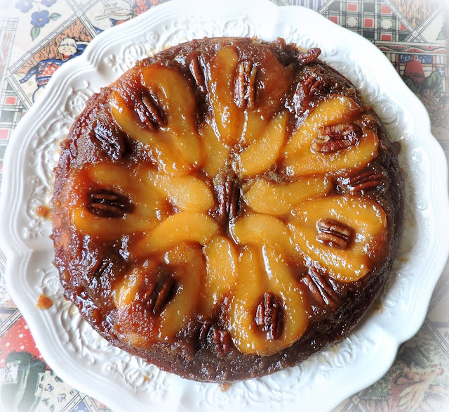 Pear & Maple Upside-down Cake