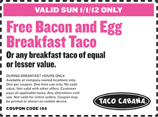 Taco Cabana Coupons