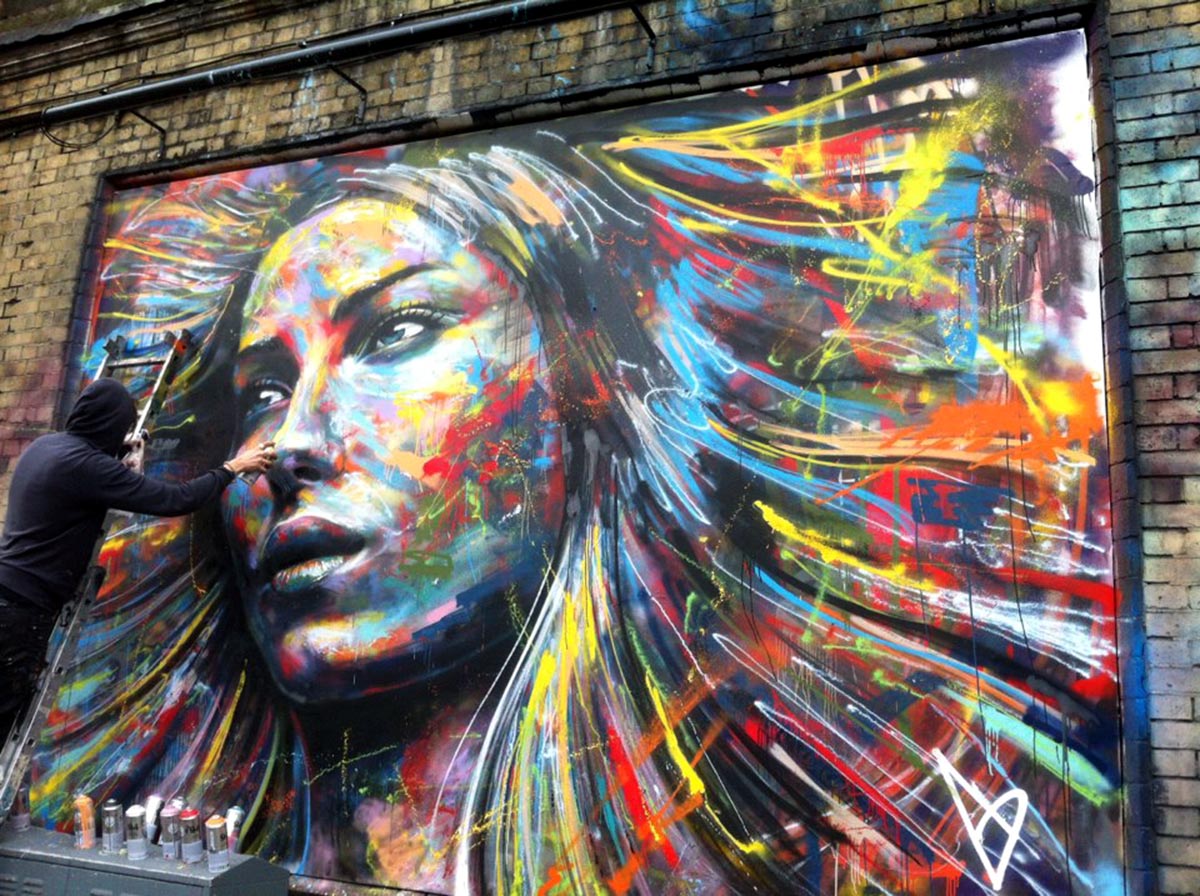 David Walker New Mural In London, UK StreetArtNews