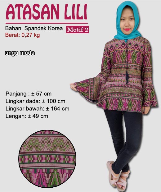 atasan cantik model lengan melebar lili atasan cantik model lengan melebar lili
