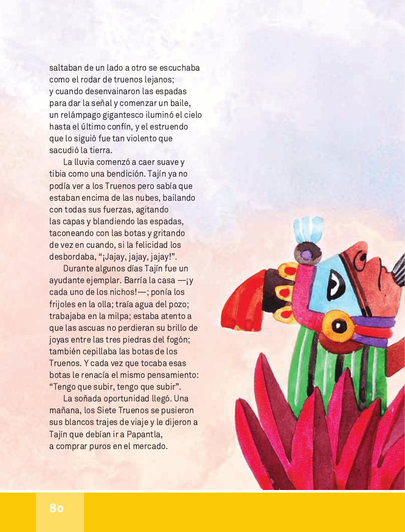 Tajín y los siete Truenos - Español Lecturas 4to 2014-2015