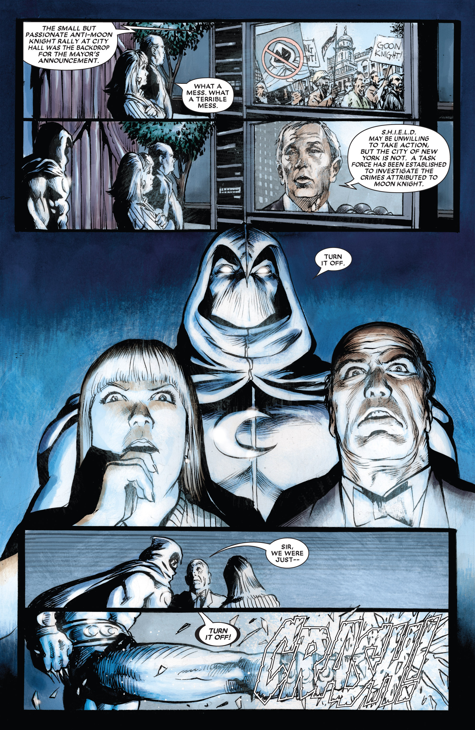 Read online Moon Knight (2006) comic -  Issue #17 - 16