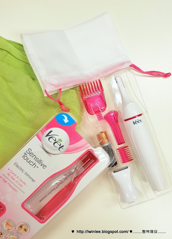 THE NEW ELECTRIC TRIMMER by VEET SENSITIVE TOUCH!