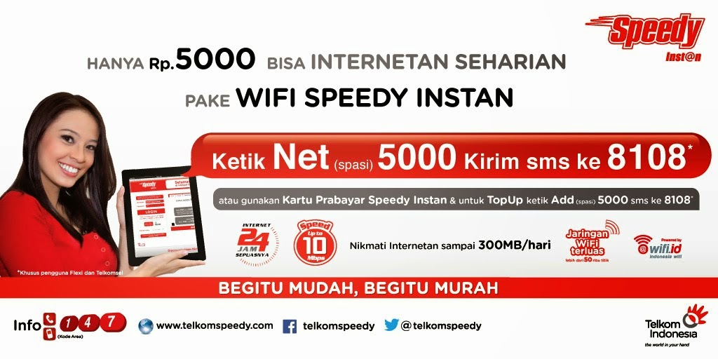 Speedy Instan Menggunakan Kartu Gsm