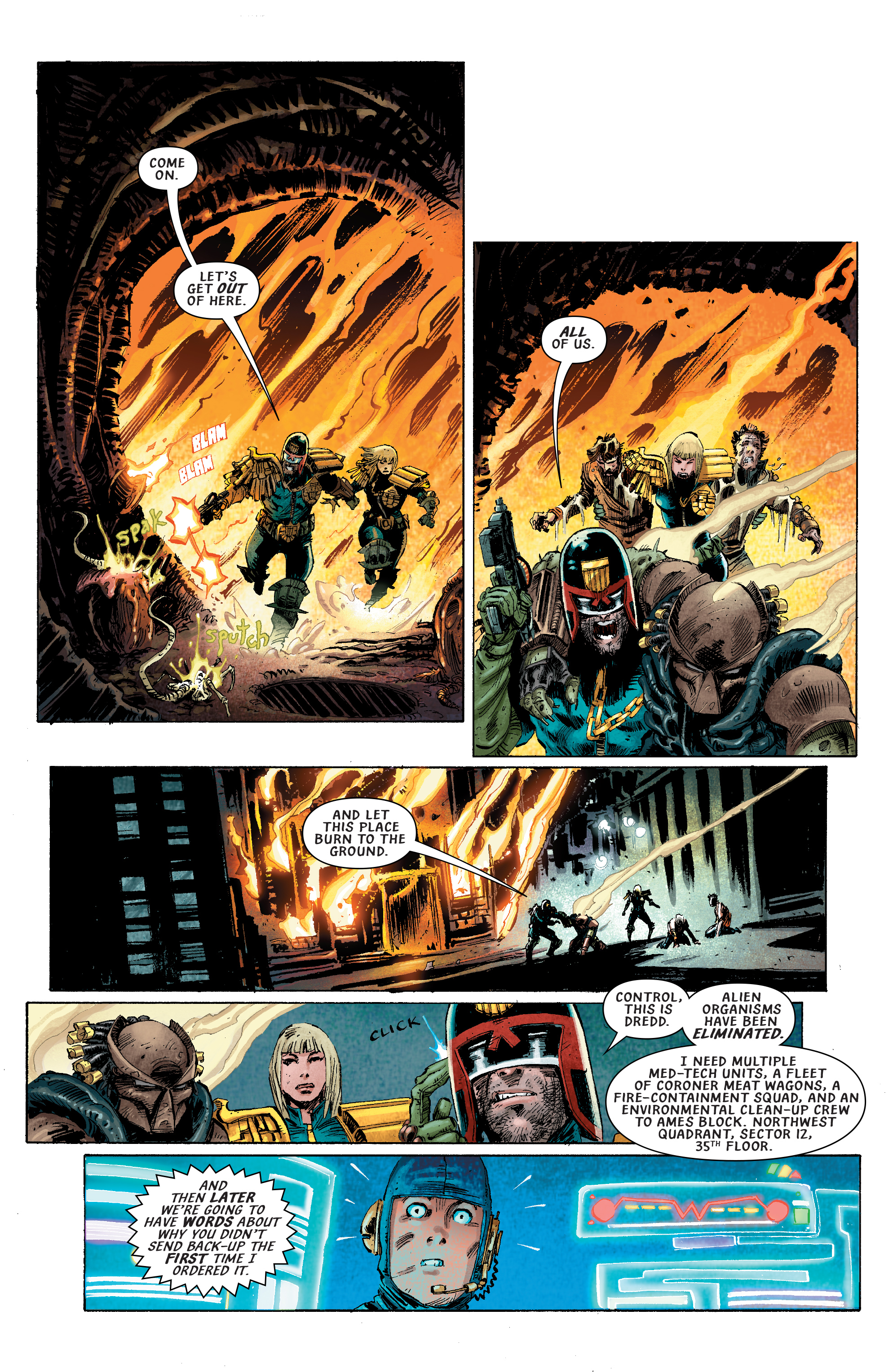 Read online Predator Vs. Judge Dredd Vs. Aliens comic -  Issue #4 - 23