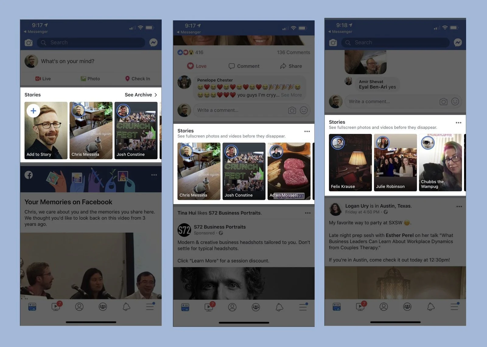 Facebook is trying hard to push Stories in users feed