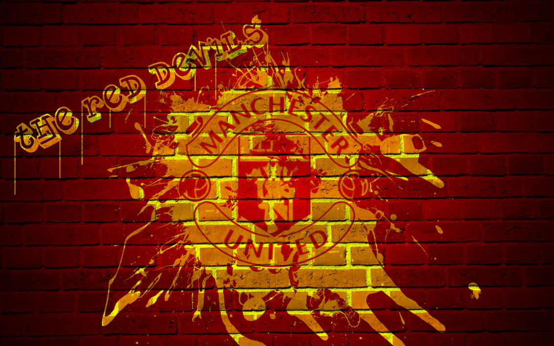 Best wallpaper Manchester United with mural design
