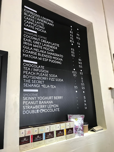 cafe menu board