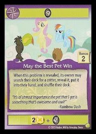 My Little Pony May the Best Pet Win GenCon CCG Card
