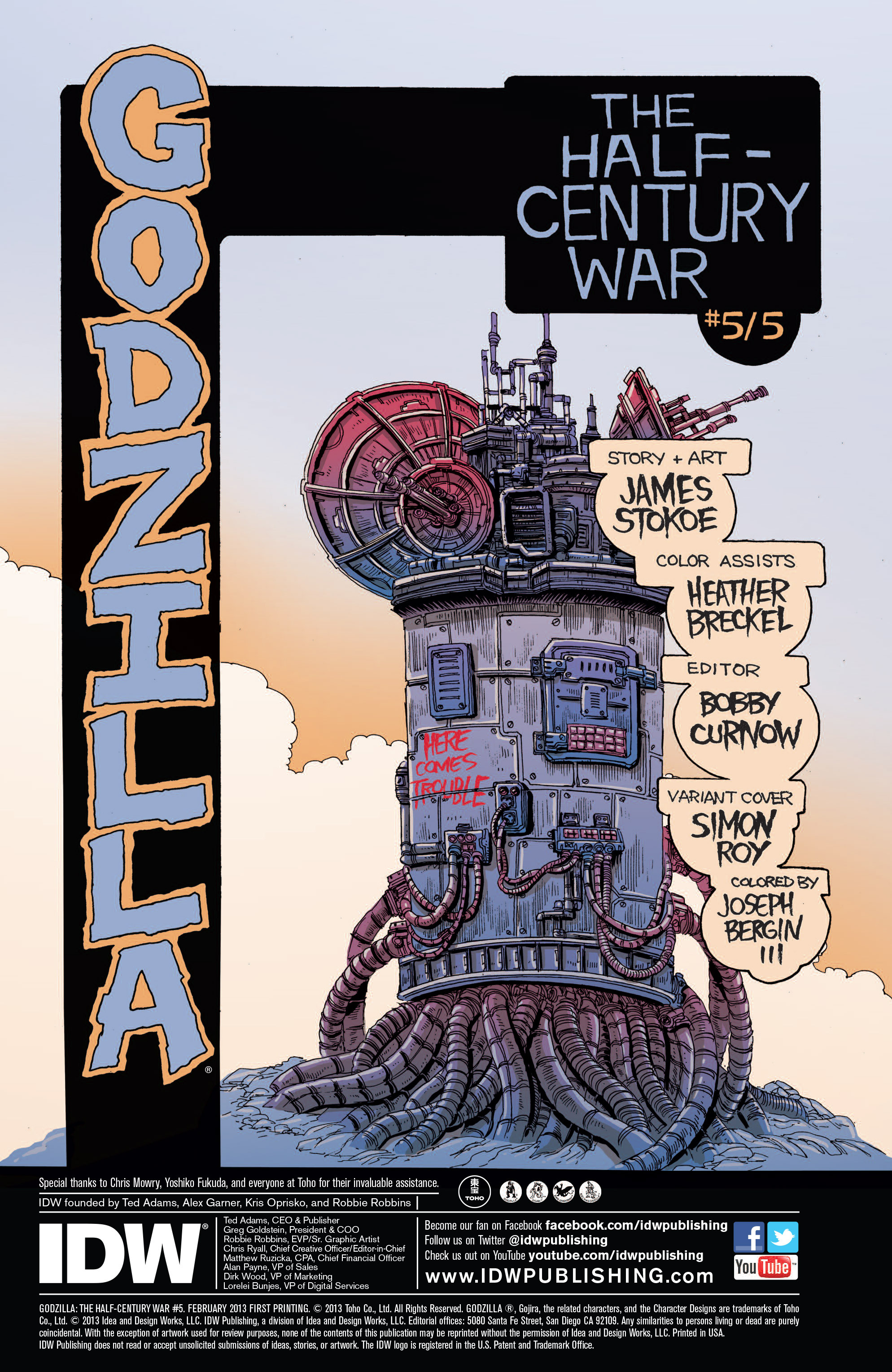 Read online Godzilla: The Half-Century War comic -  Issue #5 - 2