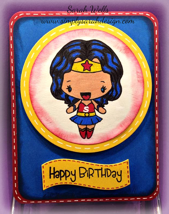 Simply Sarah: Superwoman Birthday Card