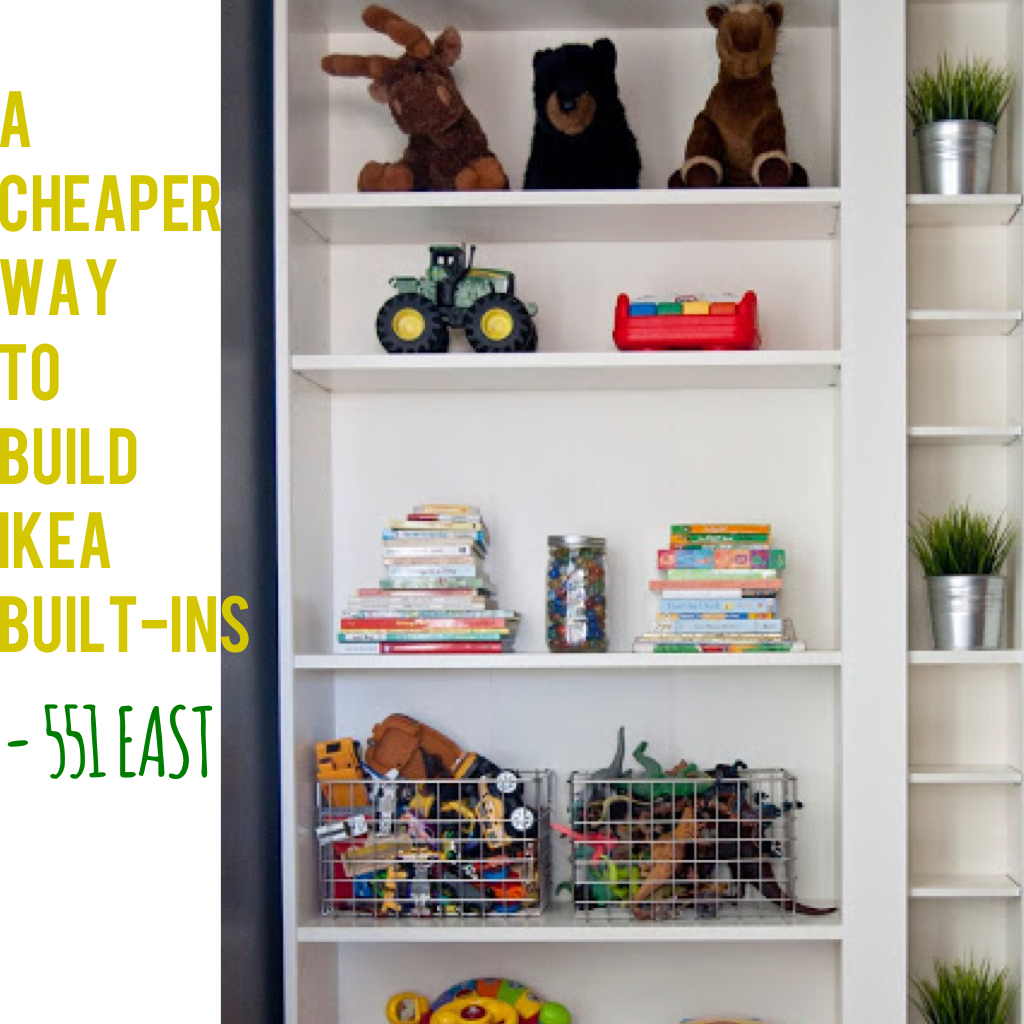 551 east : a cheaper way to build IKEA built-ins