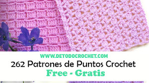262 patrones gratis de puntos crochet
