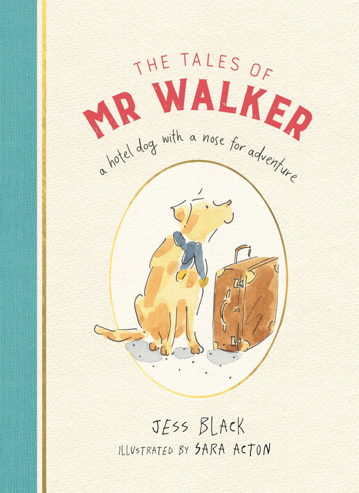 Momo celebrating time to read The tales of Mr Walker by Jess Black