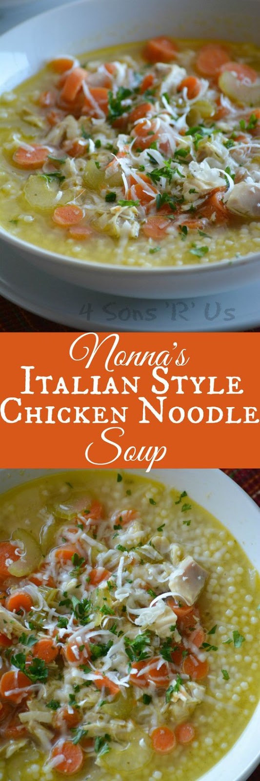Nonna's Italian Style Chicken Noodle Soup CUCINA DE YUNG